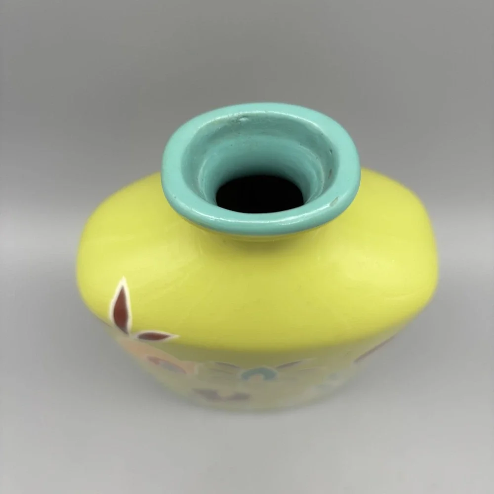 Jill Rosenwald‎ Toyo Next Green Turquoise Swirl Vase